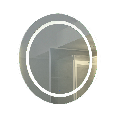 Espejo circular de 80 cm con luz touch led de 28W  por dentro